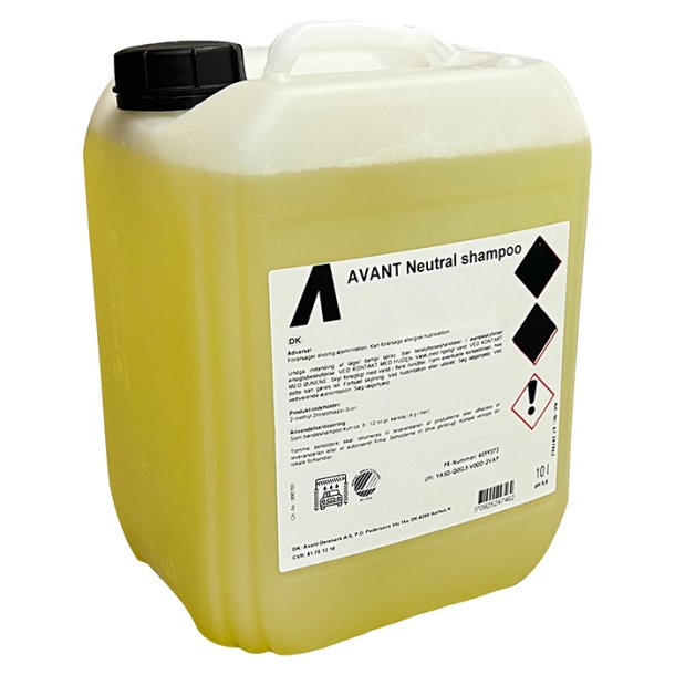 Avant Neutral shampoo Svanemrket 10L