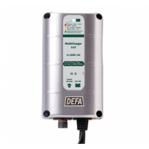 DEFA multicharger 12v 1 x 15a, schuko