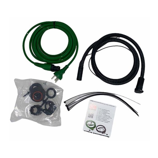 DEFA warmup tilkoblingss�t XTreme 5,0m gr�n