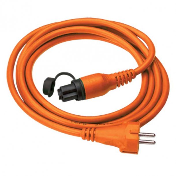 Plugin forlngerledning 4,0m orange
