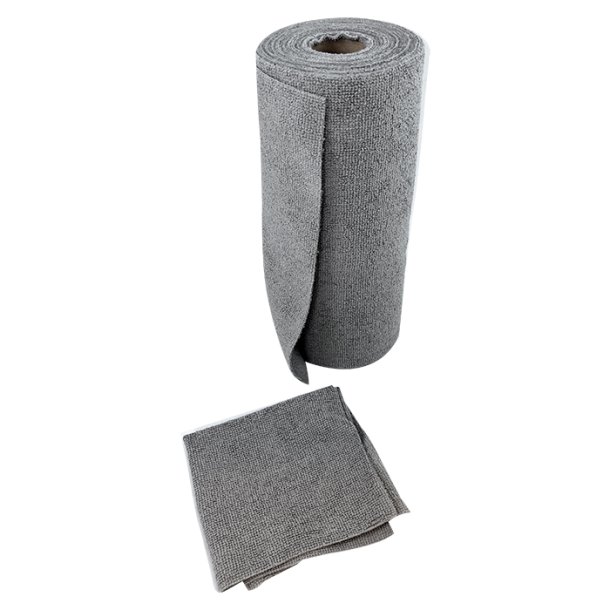 Mikrofiberklude p rulle, 30x30cm, 180gsm, 50 stk