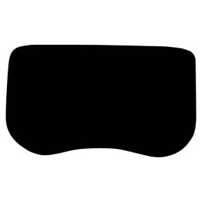 Bagagerumsmtte velour foran Tesla Model S 2012-