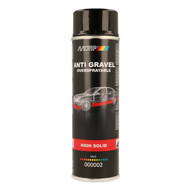 Motip sort stenslagsbeskyttelse high solid 500 ml.