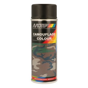 Motip heat resistant spray camouflage RAL9021 400ml