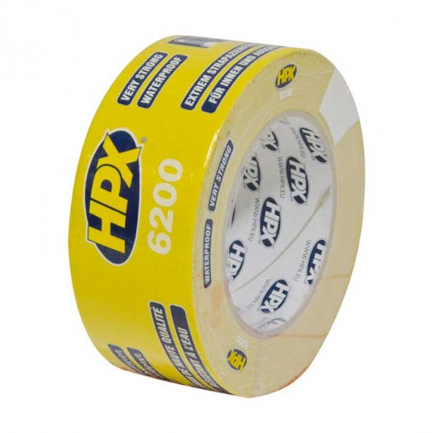 Gaffatape gul, 50 mm x 25 m