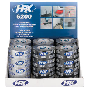 HPX Gaffatape display, 24 ruller