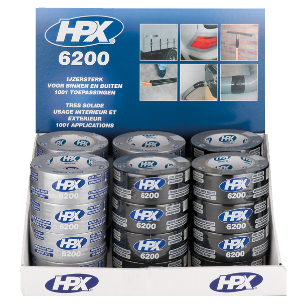 HPX Gaffatape display, 24 ruller