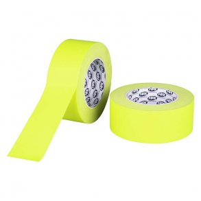 Gaffer tape fluo gul, 50mm x 25m