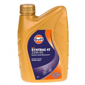 Gulf syntrac 4t 10w40 1 liter