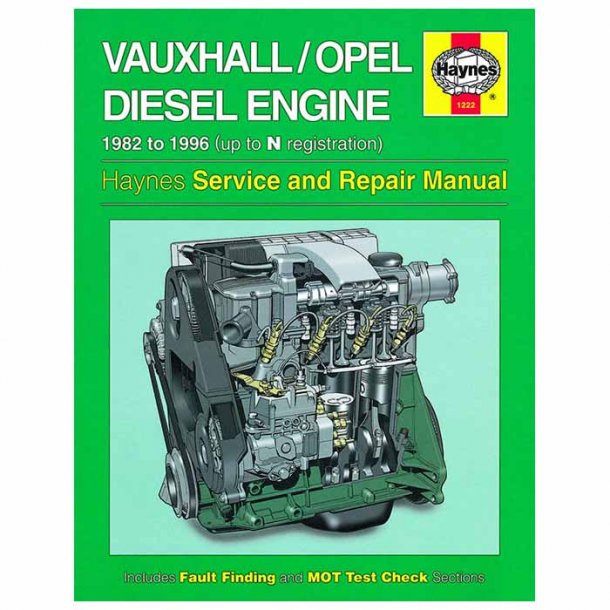 Hndbog Opel 1,5+1,6+1,7 diesel 1982-96