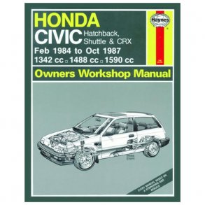 Hndbog Honda Civic 02.1984-10.1987