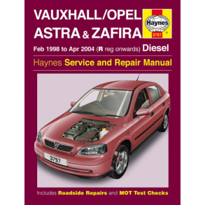 Hndbog Astra g/Zafira a diesel 98-04
