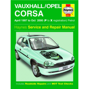 Hndbog Opel Corsa b benzin 97-00
