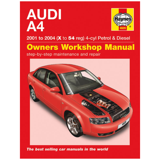 Hndbog Audi A4 4cyl benz+diesel 01-04