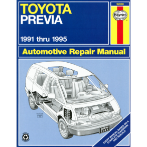 Hndbog Toyota Previa 91-95 usa