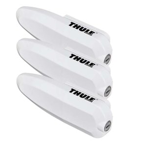 Thule varerumsls hvid 3 stk. med samme ngle