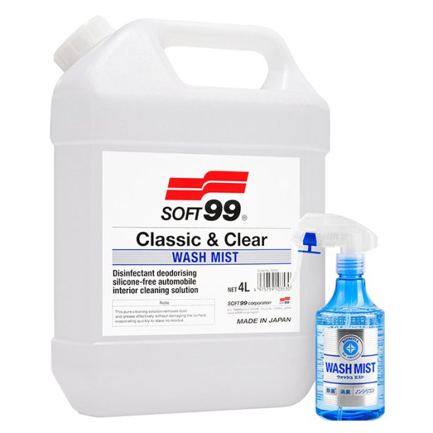 Soft99 Wash Mist interi�r rens antibaktel 4L