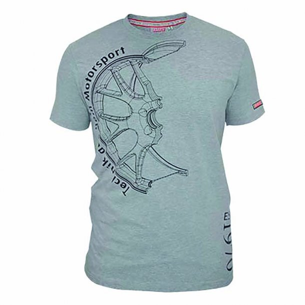 BBS Technodraw t-shirt grey M
