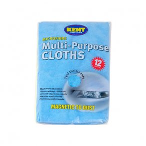 Kent multi-purpose mikrofiberklude 12 stk.