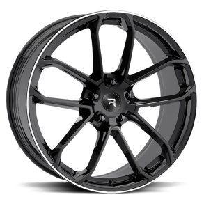 R14 Black Polish 11x21 5/112 ET41 CB66.6 R14 75mm MB