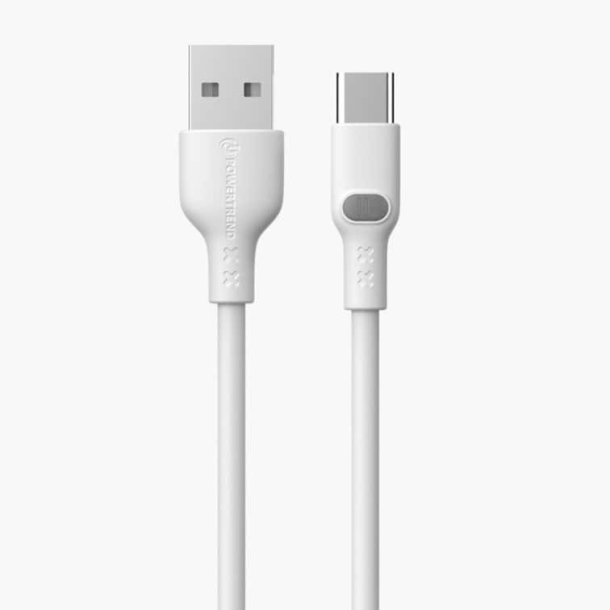 Powertrend Ladekabel USB-A/USB-C 1m