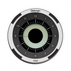 ParkNgo elektronisk p-skive solcelleteknologi (Slv/sort)