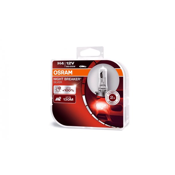 Osram H4 Night Breaker Silver 12v 60/55w 