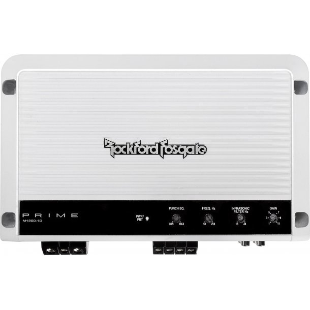 Rockford Fosgate Marine M1200-1D Prime Marine 1,200 Watt Class-D Mono Amplifier