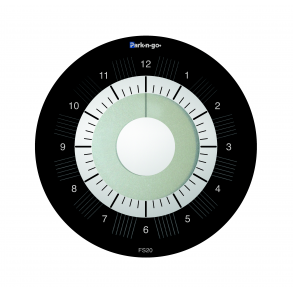 ParkNgo elektronisk p-skive solcelleteknologi (sort/slv)