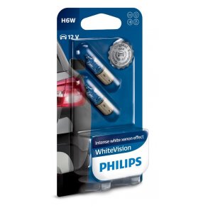 Philips H6W White Vision (2stk)