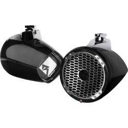 Rockford Fosgate Marine PM282HW-B  Punch Marine 8" Wakeboard Tower Speaker - Horn Tweeter - Black
