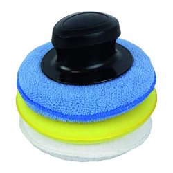 Polerpuder med hndtag (3 stk)