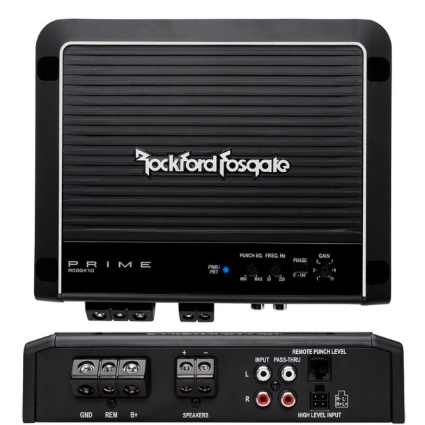Rockford Fosgate R500X1D Prime 500 Watt Class-D Mono Amplifier