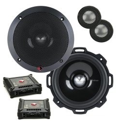 Rockford Fosgate T252-S Power 5.25" Aluminum Component System