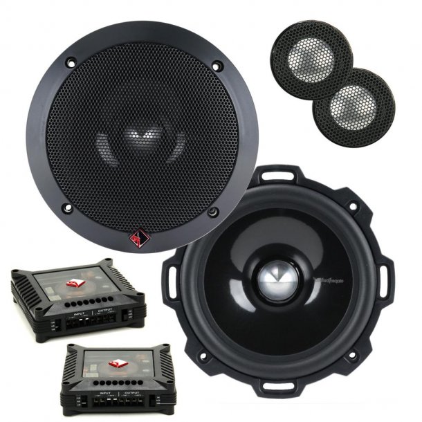 Rockford Fosgate T252-S Power 5.25" Aluminum Component System
