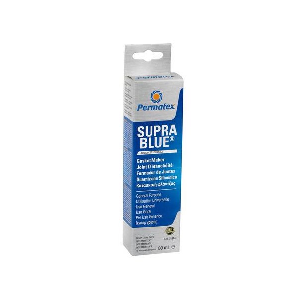 Permatex Supra Blue Ttningsmiddel 80 ml. 