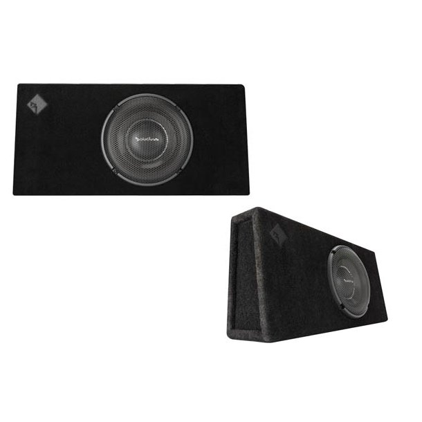 Rockford Fosgate T1S-1X10 Power Single 10 T1 Slim Sealed Loaded Enclosure