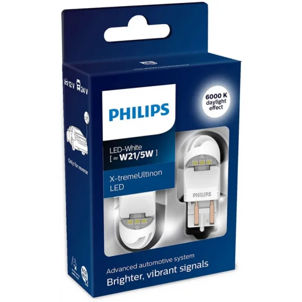 Philips X-tremeUltinon W21/5W LED-White